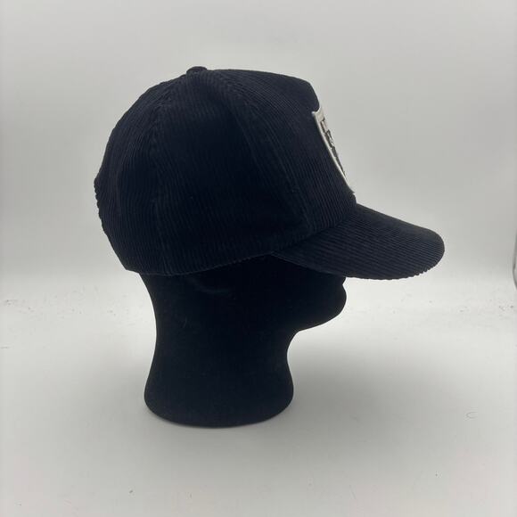 Vintage 80s Los Angeles Raiders Corduroy Snapback Las Vegas Oakland Raiders - Picture 3 of 11